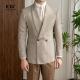 Nonwoven Weaving Method Wool Cotton Slim Fit Business Formal Men Suit Jacket Blazers