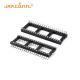 SIP Socket 15.24mm IC Socket Connectors Round DIP SMT Type Female Header Strip