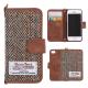 Handmade Book Shell Harris Tweed Phone Case Magnetic Clasp IPhone SE 5 5s