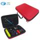 Waterproof Red EVA Tool Case / Camera Hard Case With Zipper , 320x220x70mm