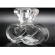 50Ml Heart - Shape Clear Glass Perfume Bottles , Empty Perfume Bottles