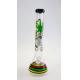 16 Inch Height 9mm Glass Water Pipes bubbler oil rig bong For Adult