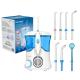 Professional Water Dental Flosser , Oral Irrigator With 6 Interchangeable Jet Tips