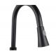 360 Swivel Round Black Laundry Sink Kitchen Faucet for Simple Style and Reliability