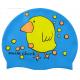 Funny Cartoon Silicone Swimming Caps Fish Design Lightweight For Kids