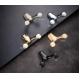 European Double Cloth Coat Hooks Metal Hooks Modern Clothes Hooks For Bedroom