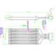 480V 600mm Multi Tube  Immersion Heater , Industrial Immersion Heater Vertical