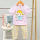 Happy Baby Short Sleeve Pajamas Spring breathable Top And Shorts Set Nightwear