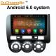 Ouchuangbo car radio head unit stereo android 6.0 for Honda fit 2004-2007 with BT Gps navi SWC 1080 video