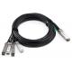 Extreme QSFP + Copper Cable / qsfp to sfp breakout cable direct-attach