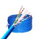 Efficient Blue 1000ft Cat7 Cable Roll Cat5e Lan Cable Roll With Shaft