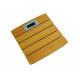 Yellow Wooden 150kg Scales Antiskid Electronic Bathroom XJ-9K813