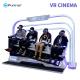 4 Seats 9D Cinema Simulator Deepoon E3 / PICO Immersion Helmet 22 VR Games