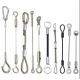 lighting suspension wire rope kit wire rope steel sleeves cable wire rope with ring eye