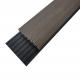 Rosewood Color WPC Co Extrusion Decking Highly Fire Resistance