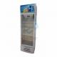 Commercial glass cold drink single door fan cooling display freezer