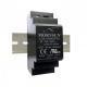 30W Din Rail AC DC Voltage Converters Power Supply Universal Input Black Single Output