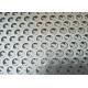 OEM Cold Rolled Round Sheet Metal , Popular Round Steel Mesh  Large Open Area