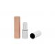 Gold Lip Balm Tubes 3.5g Aluminium Skinny Circle Empty Lipstick Tube