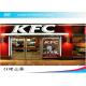 P5mm Transparent LED Screen Display , Flexible glass advertising led screen diffrerent shape