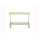 Double Layers 30KGS 79cm Modern Glass Console Table