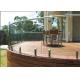 Australia Standard Frameless Glass Clamp Railing System Flooring Mounted