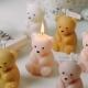 Birthday Handcraft Decoration Handmade Teddy Bear Shaped Candle Scented