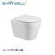 European Standard Ceramic Rimless wall-hung toilet P-trap180mm