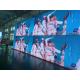 Brushed Aluminum P4.81 Indoor LED Video Wall advertising , led video display panels