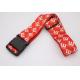 Different Color Woven Jacquard Personalised Luggage Straps For Suitcases