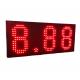 Outdoor Red 7 Segment Display Screen LED Gas Station Sign Board