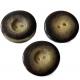 Women'S Coat Irregular Mould Faux Horn Button With Slot On The Central Two Hole