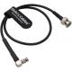 Micro-BNC Male High-Density BNC Right-Angle To BNC Male 6G HD SDI Coaxial-Cable For Blackmagic-Video-Assist 75 Ohm 50cm