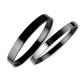 Tagor Jewellery Super Quality 316L Stainless Steel Couple Bracelet Bangle TYGB006