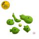 Creative shaped rock climbing wall handle for kids encourages creativity and imagination