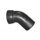 T / K Type Ductile Iron Fittings Socket Spigot 45 Degree Pipe Elbow Casting