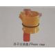 Yellow Red Safety Vent Plug For Battery , Lead Acid Battery Vent Caps