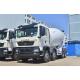 Customized Heavy Mixer Truck 8 Cubic Sinotruck Howo T7 Cement Mixer With 10-Speend Gear