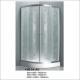 Arc Shaped Acid Glass Sliding Door Shower Enclosures with Aluminium Alloy Frame