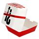 Biodegradable Paperboard Food Packaging Hamburger Patty Box Custom