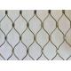316 Stainless Steel Woven Ferrule Wire Rope Mesh For Zoo Bird