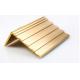 C38500 6m Length Solid Brass Stair Nosing Anti Skid For Interior And Outside