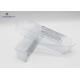 Rectangle Shape Clear PVC Packaging Boxes Two Ends Open Design Offset Printing
