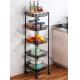 Stainless Steel Freestanding Kitchen Rack Multi Layer Removable For Vegetable Fruit