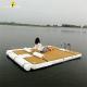 Sunbathing Inflatable Dock Platform PVC Inflatable Sport Boats Yacht Dock