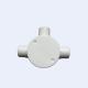 UPVC Junction Box Two Way PVC Conduit And Fittings 20mm 25mm Screw Part Use