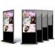 Airport Android TFT LCD Screen Digital Signage Media Display 65 22 , Stand Alone LCD Display