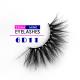 Natural Black 6D Mink Lashes , Customized Package Dramatic Mink Lashes