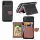 2018 Summer Leaf Buckle Card Slots Camera Photos Holder Wallet Stand Flip Pu Leather Phone Case For iPhone X