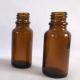 Hot Stamping Medicine Molded Glass Vial 20ml Amber Essential Oil Glass Dropper Bottle